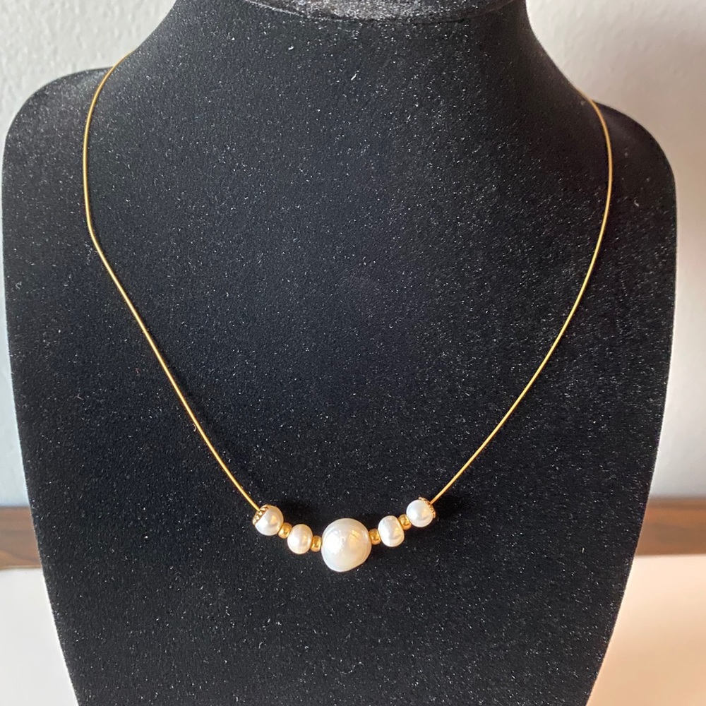 Handmade Pearl Necklace.
